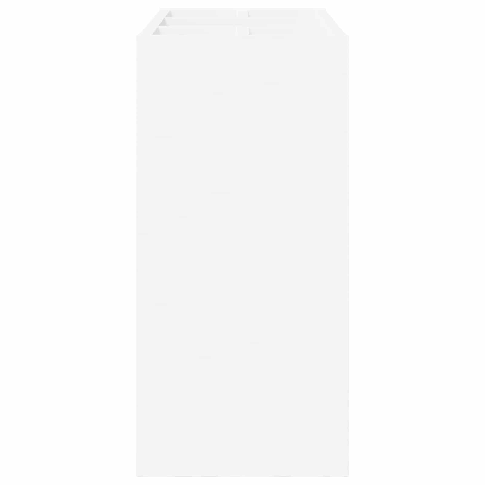 vidaXL Stojak na parasol Biały 65 x 24 x 50 cm Materiał drewnopochodny