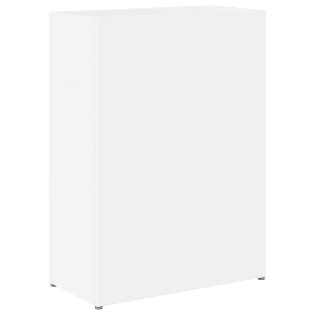 vidaXL Stojak na parasol z przechowywaniem Biały 40 x 20 x 55,5 cm