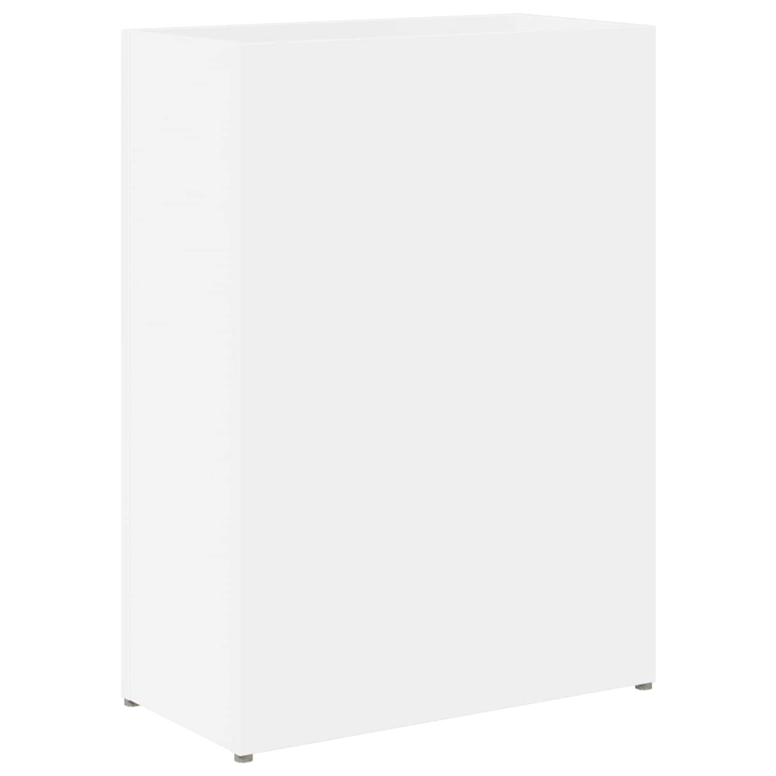 vidaXL Stojak na parasol z przechowywaniem Biały 40 x 20 x 55,5 cm