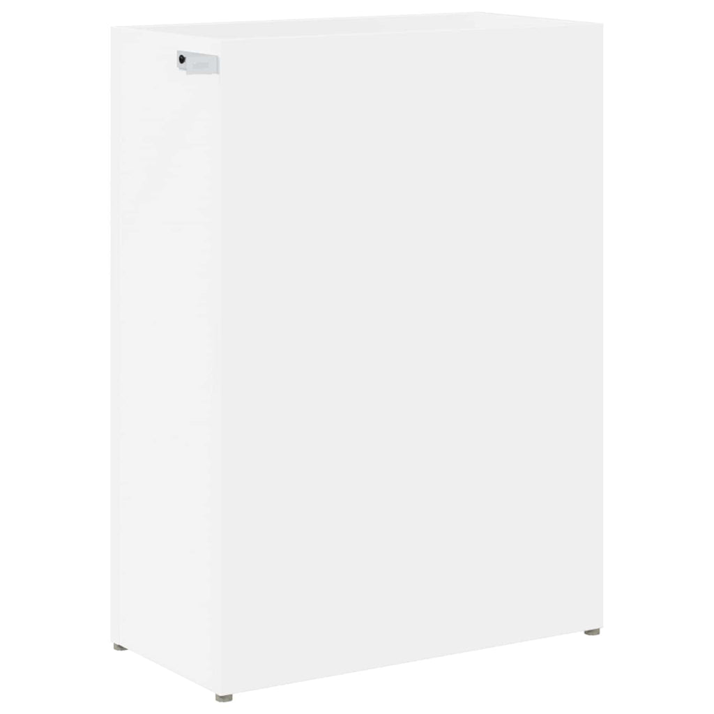 vidaXL Stojak na parasol z przechowywaniem Biały 40 x 20 x 55,5 cm
