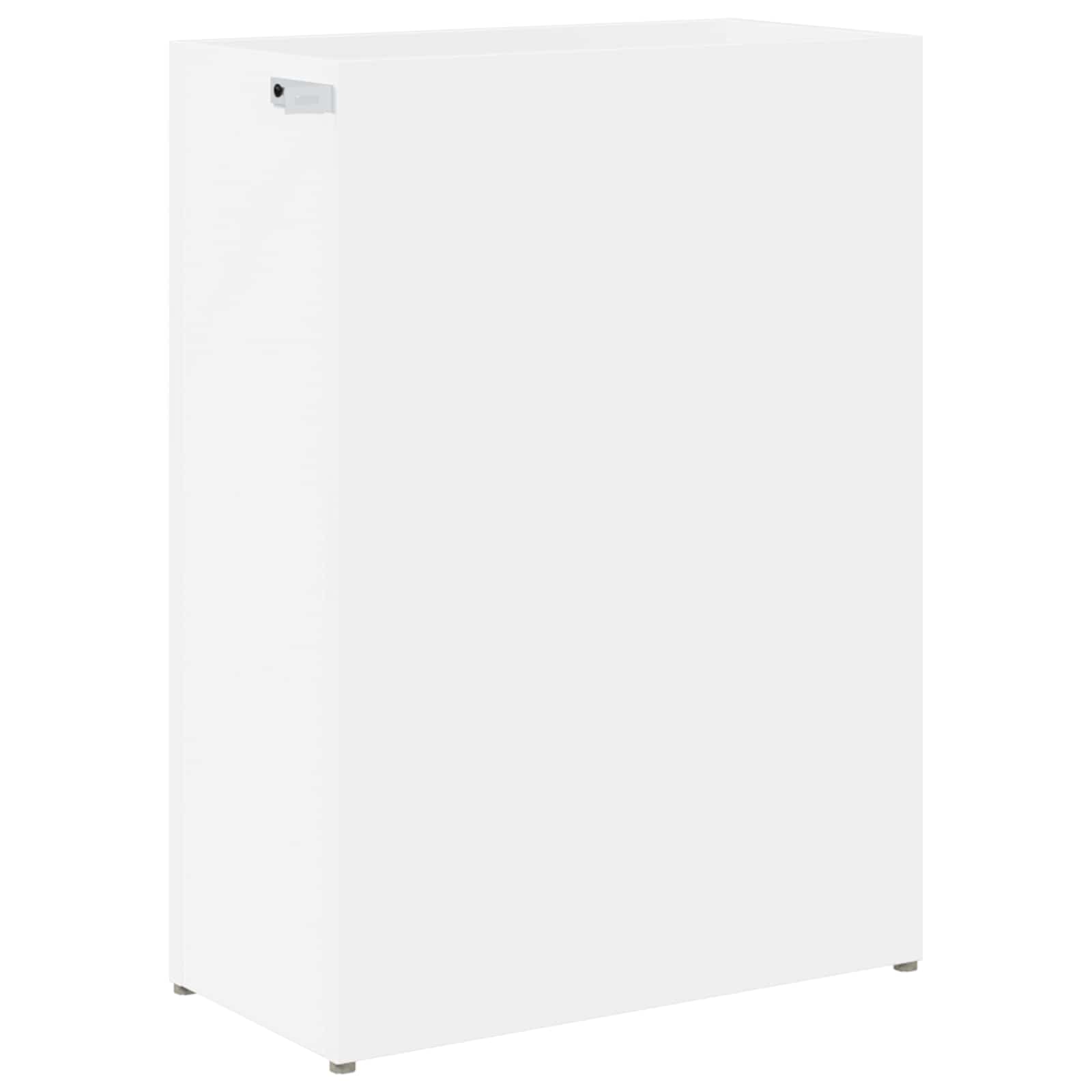 vidaXL Stojak na parasol z przechowywaniem Biały 40 x 20 x 55,5 cm