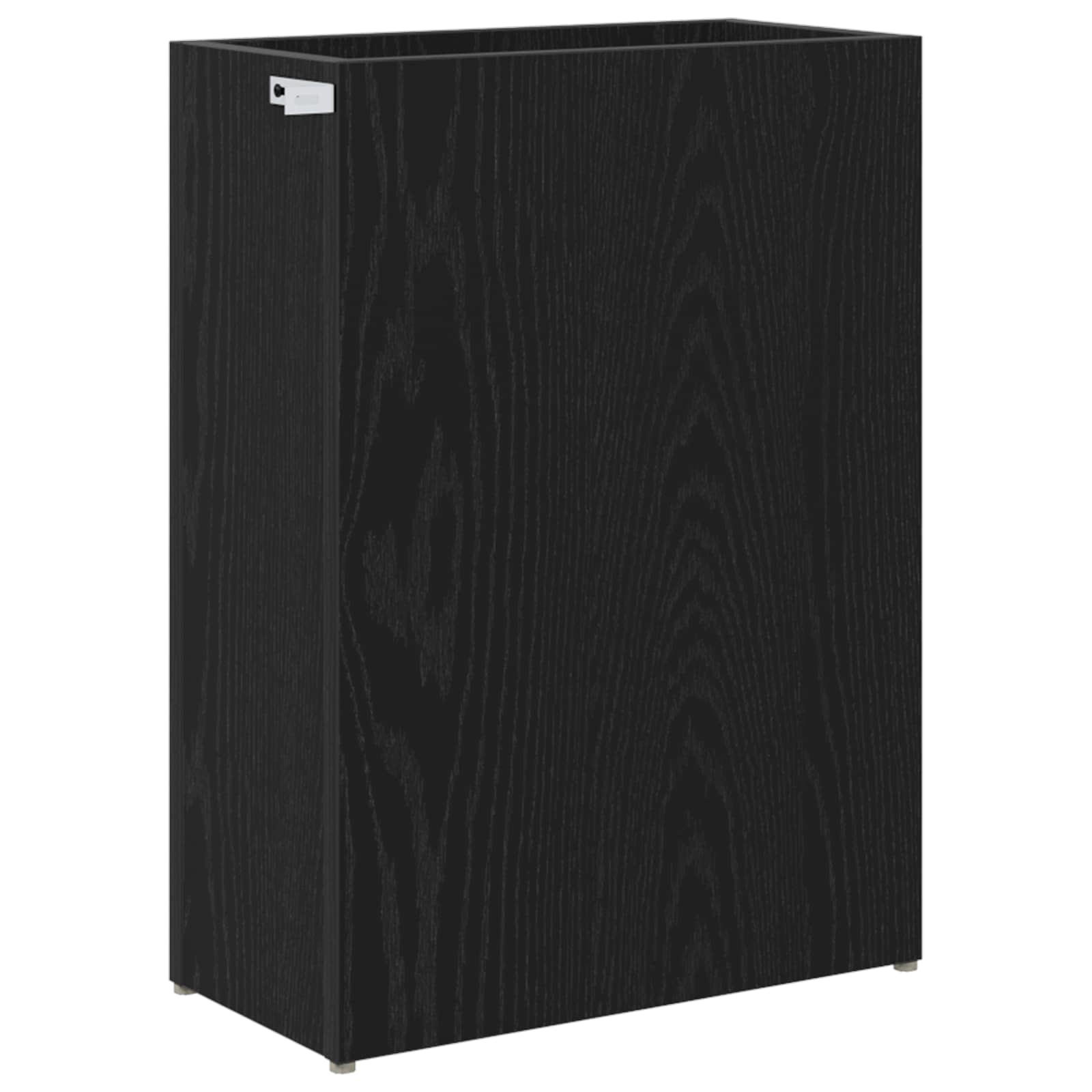 vidaXL Stojak na parasol Czarny Dąb 40 x 20 x 55,5 cm