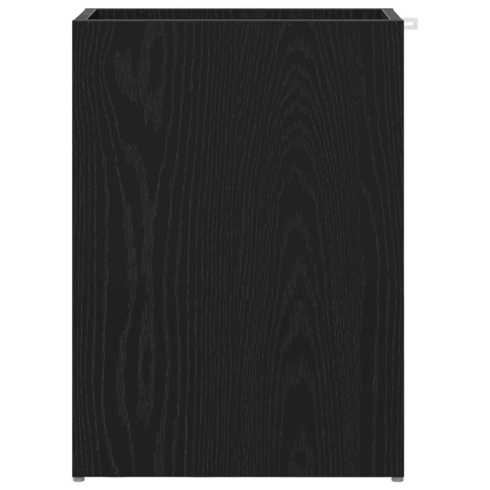vidaXL Stojak na parasol Czarny Dąb 40 x 20 x 55,5 cm