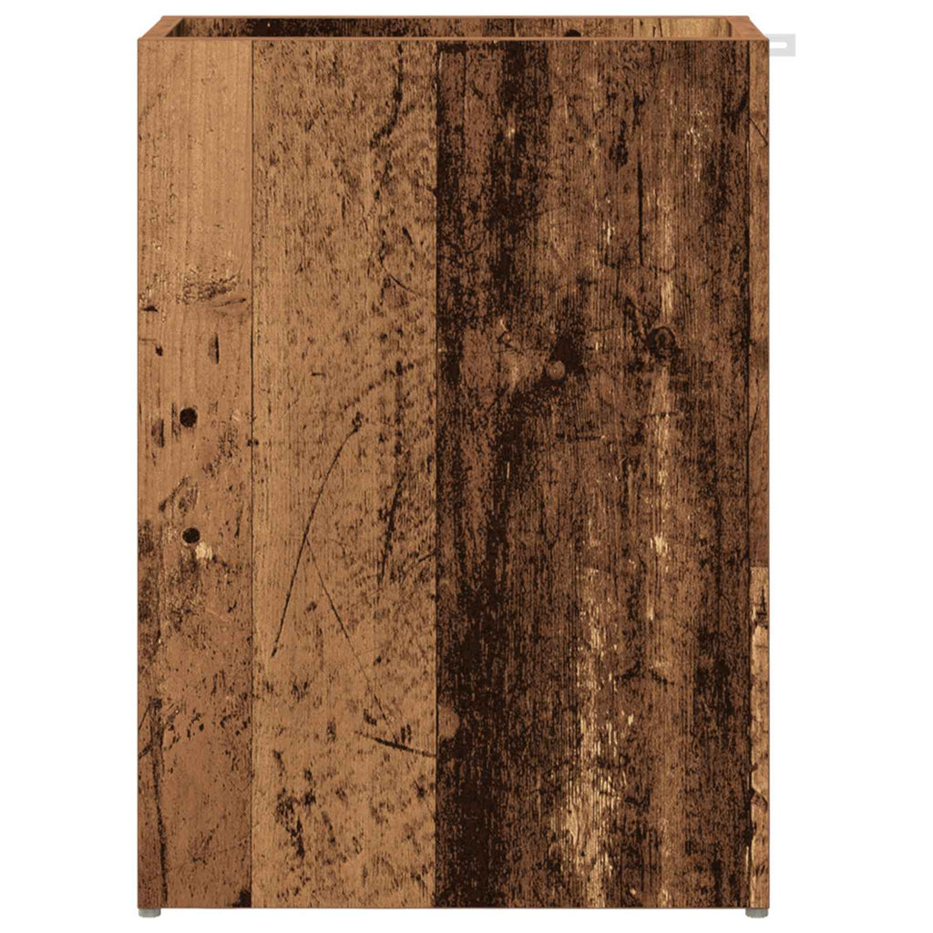 vidaXL Stojak na parasol Stare drewno 40 x 20 x 55,5 cm