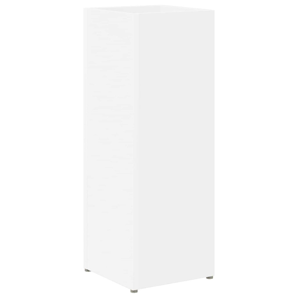 vidaXL Stojak na parasol z przechowywaniem Biały 20 x 20 x 55,5 cm