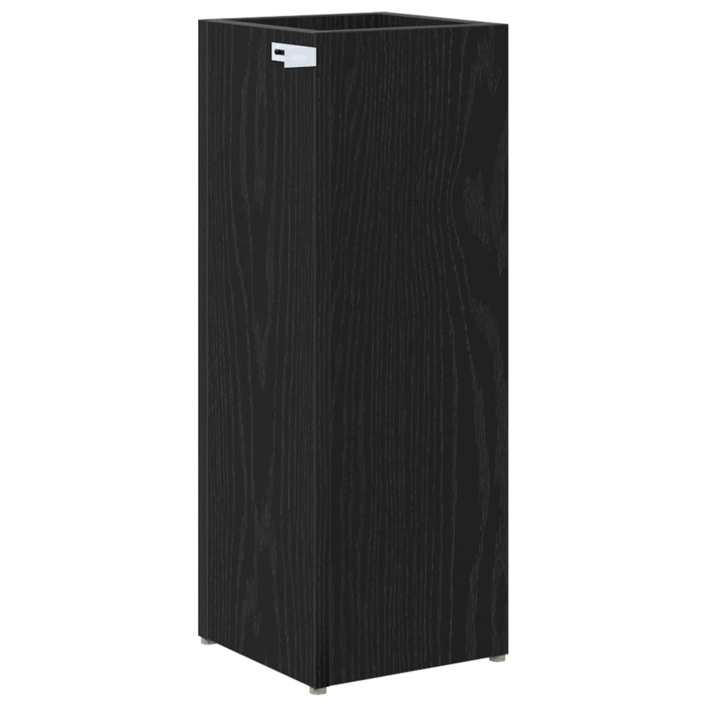 vidaXL Stojak na parasol Czarny Dąb 20 x 20 x 55,5 cm
