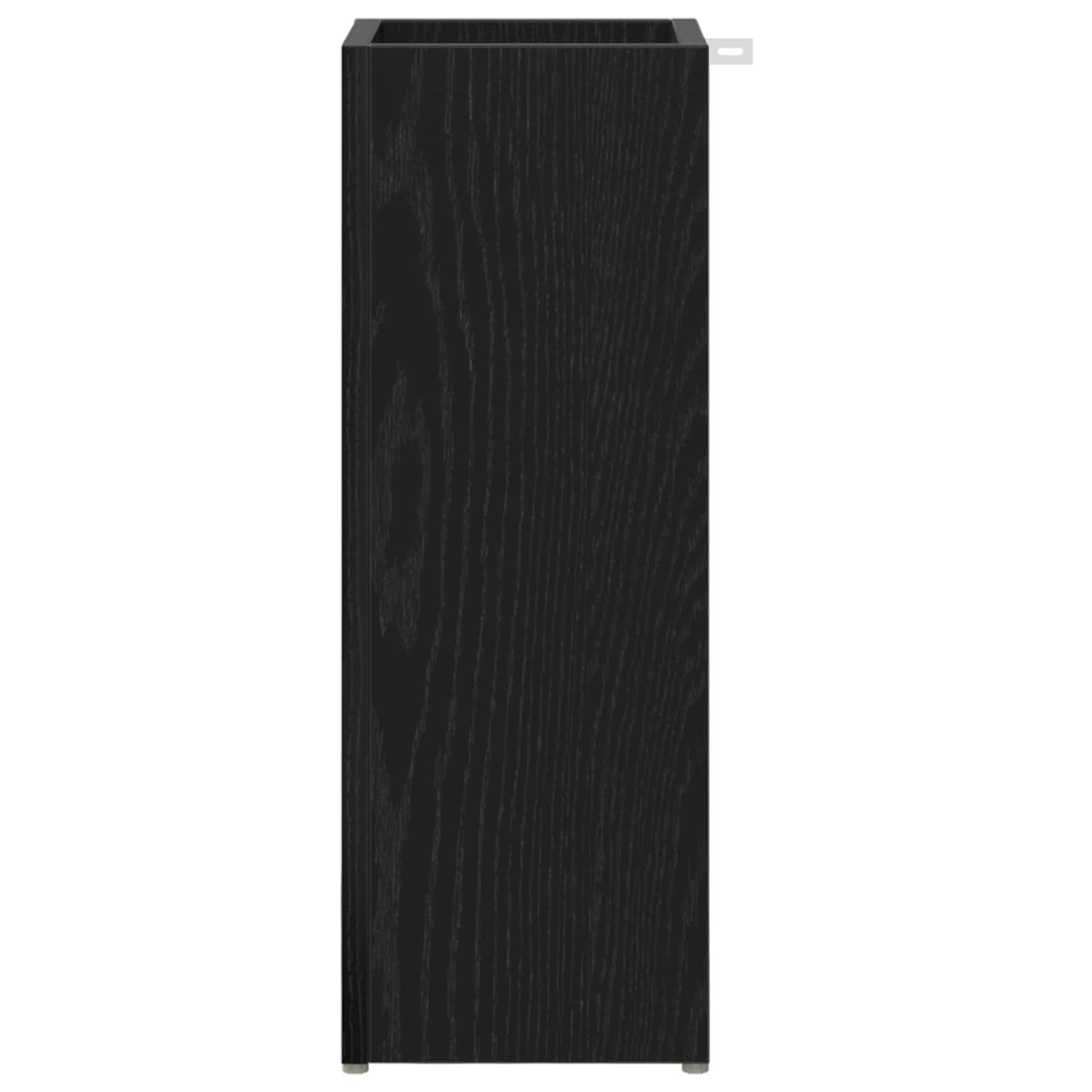 vidaXL Stojak na parasol Czarny Dąb 20 x 20 x 55,5 cm