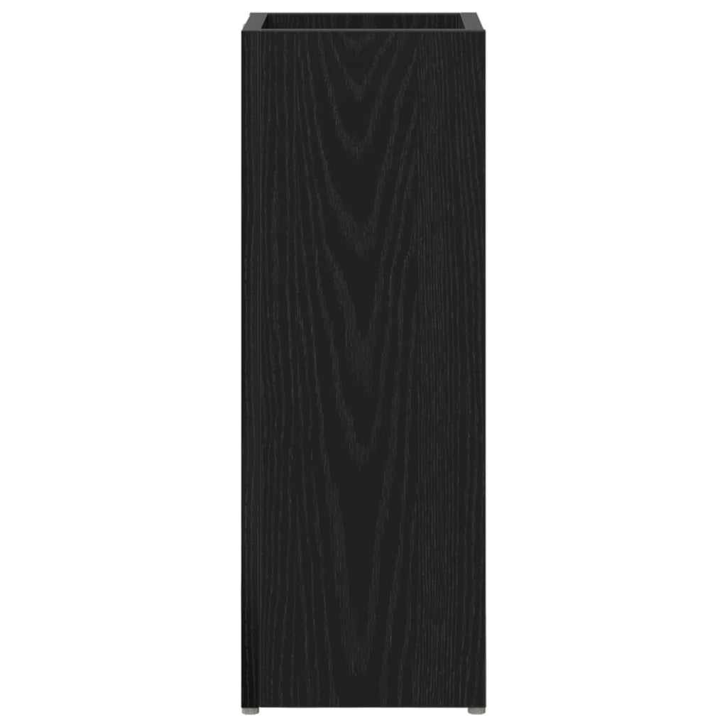 vidaXL Stojak na parasol Czarny Dąb 20 x 20 x 55,5 cm