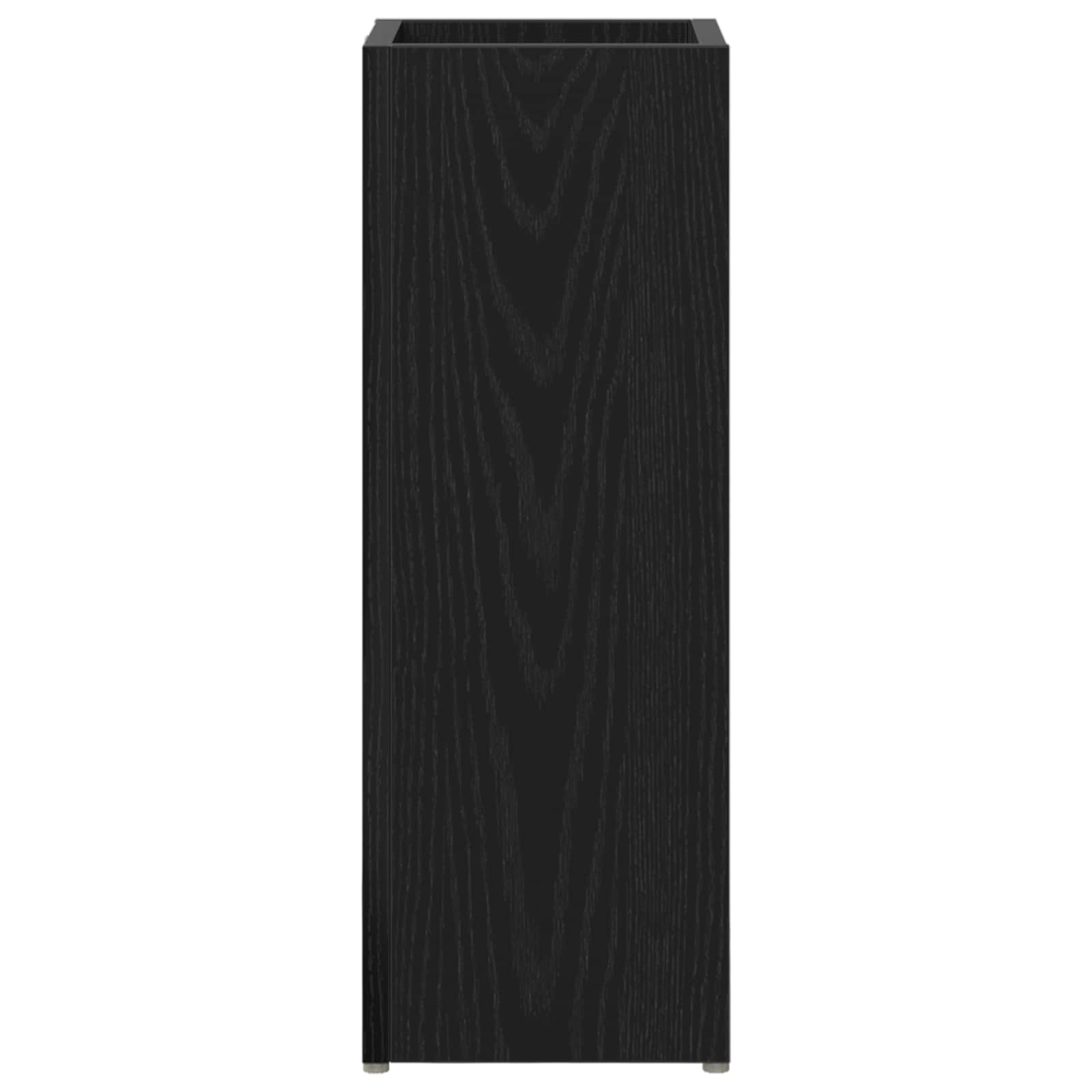 vidaXL Stojak na parasol Czarny Dąb 20 x 20 x 55,5 cm