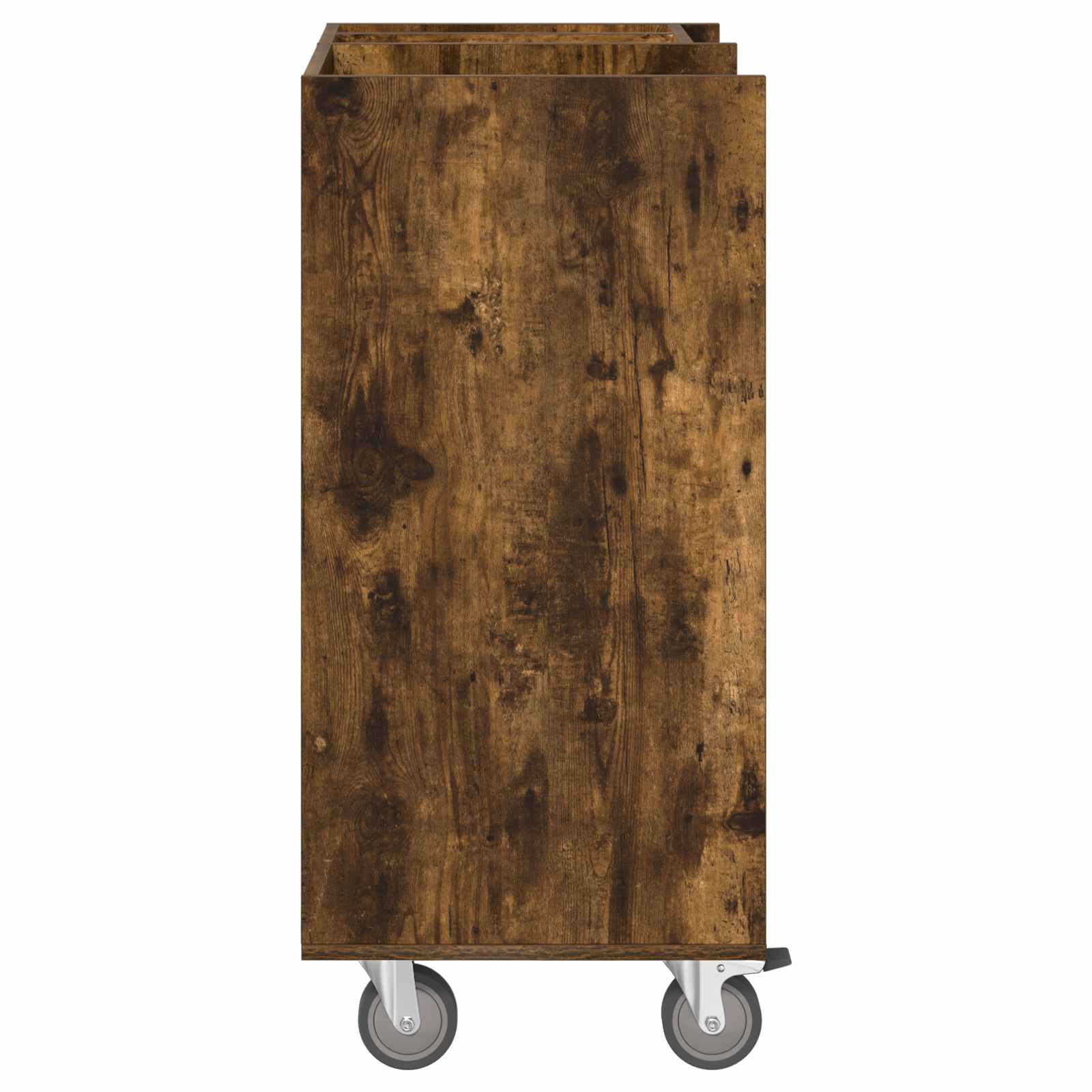 vidaXL Szafka golfowa z kołem Gładki Dąb wędzony 65 x 45 x 98 cm