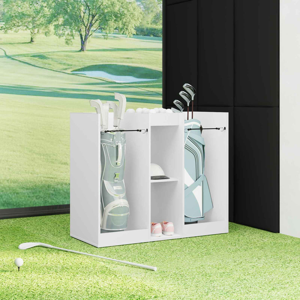vidaXL Szafka golfowa Gładki Biały 102 x 45 x 85,5 cm