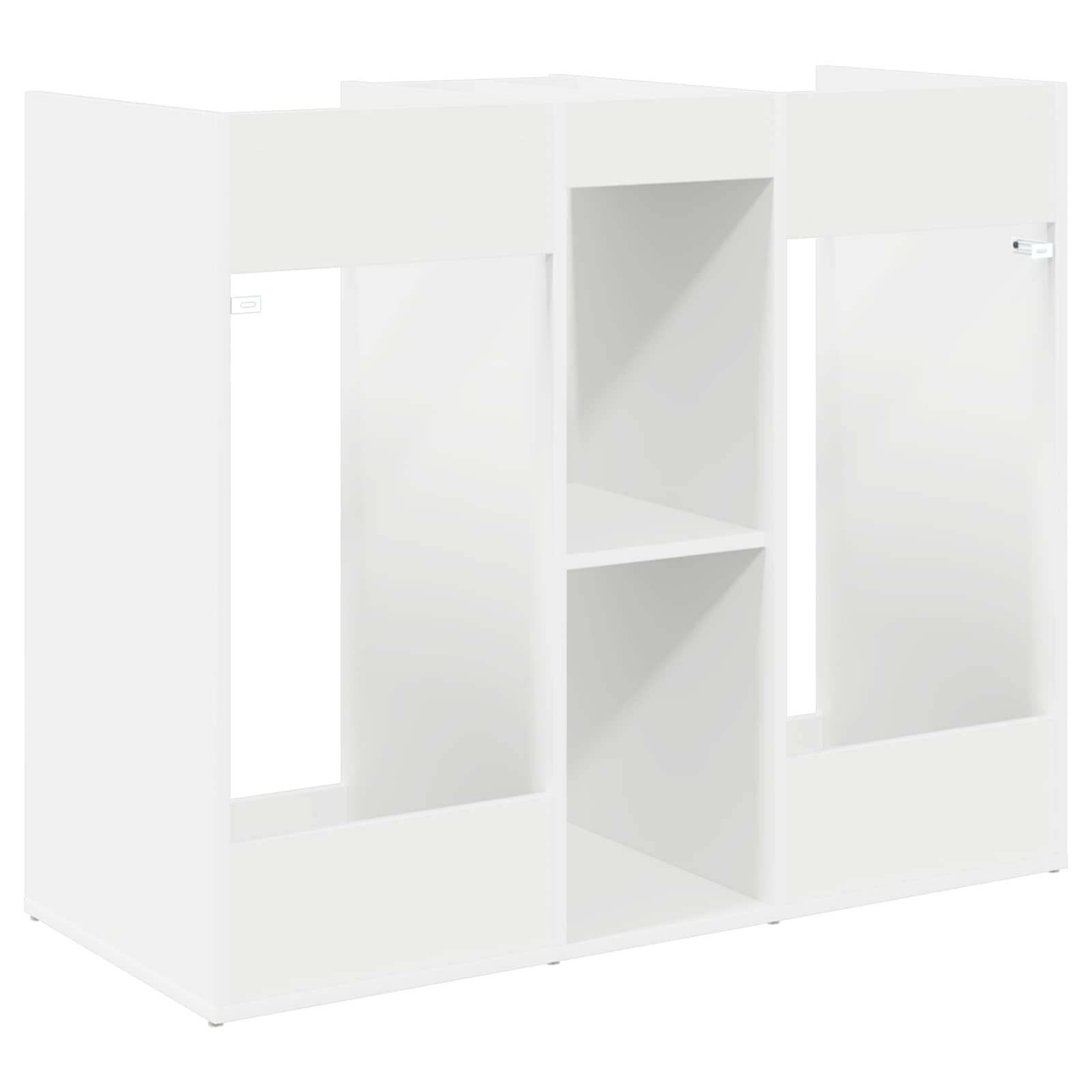 vidaXL Szafka golfowa Gładki Biały 102 x 45 x 85,5 cm