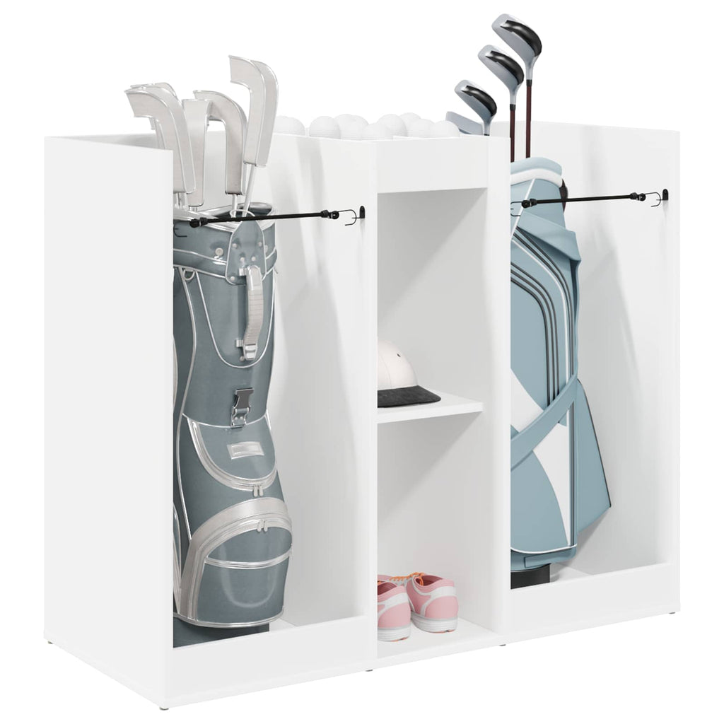 vidaXL Szafka golfowa Gładki Biały 102 x 45 x 85,5 cm