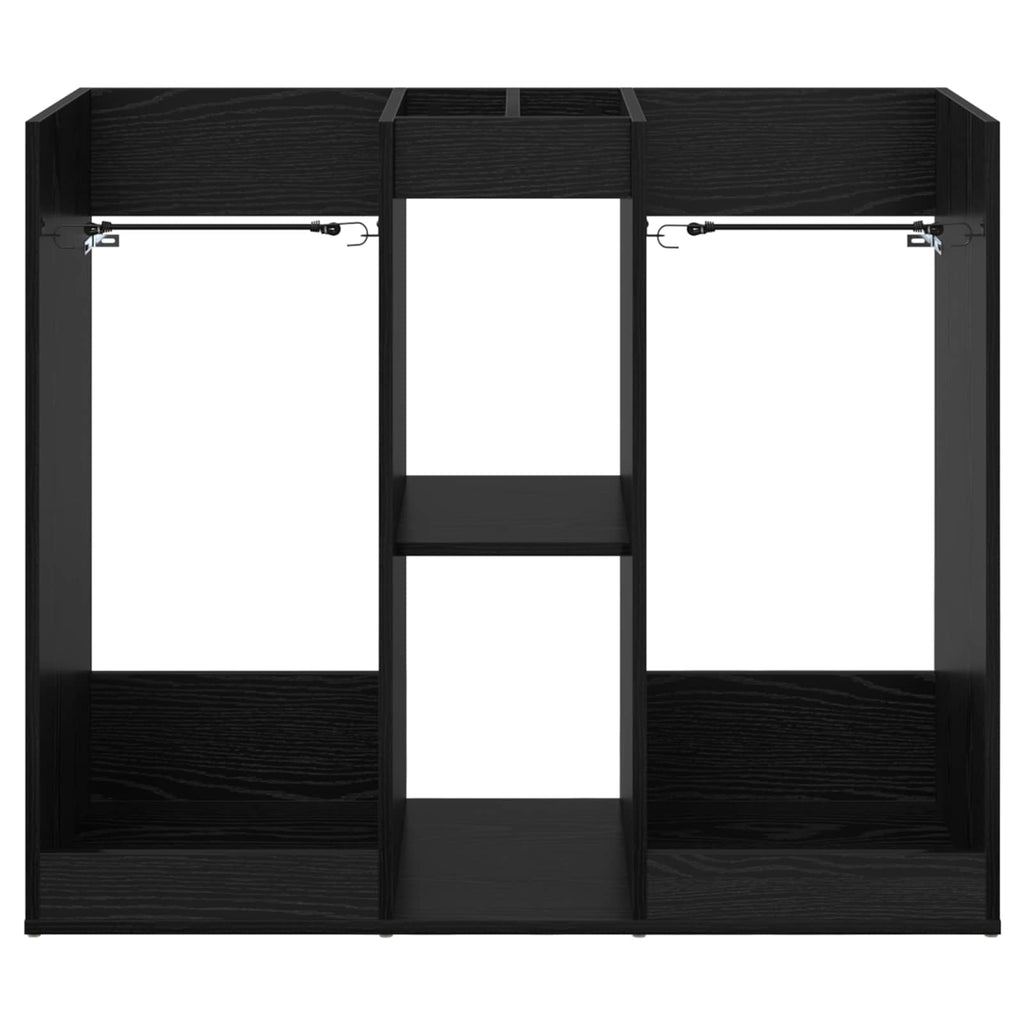 vidaXL Szafka golfowa Gładki Czarny Dąb 102 x 45 x 85,5 cm