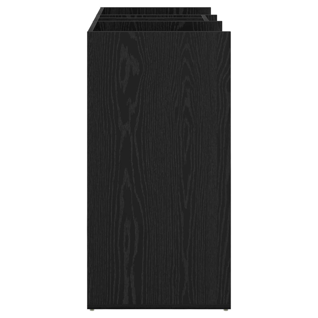 vidaXL Szafka golfowa Gładki Czarny Dąb 102 x 45 x 85,5 cm