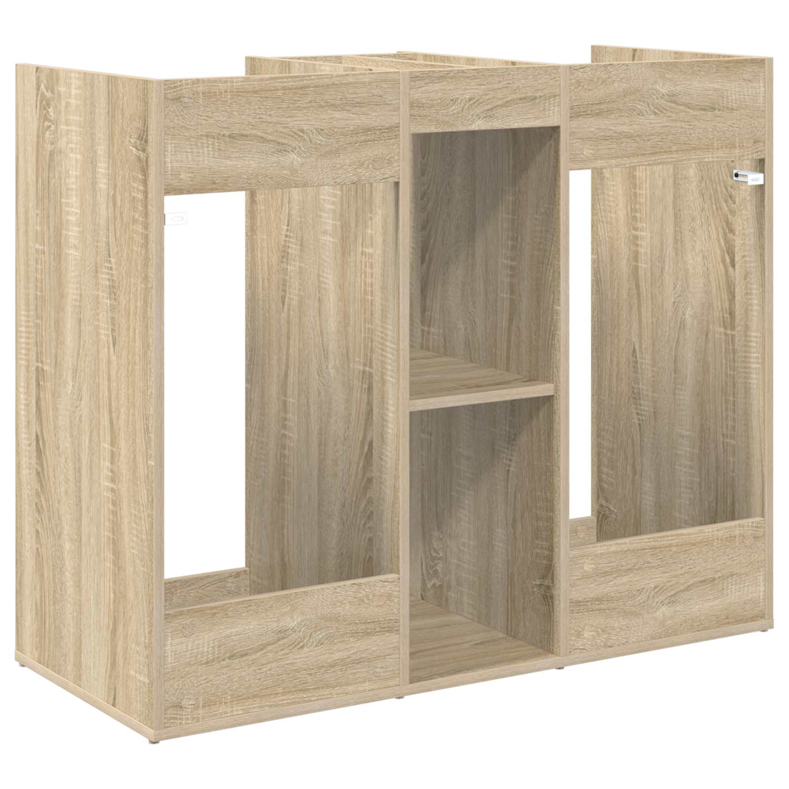 vidaXL Szafka golfowa Gładki Dąb Sonoma 102 x 45 x 85,5 cm