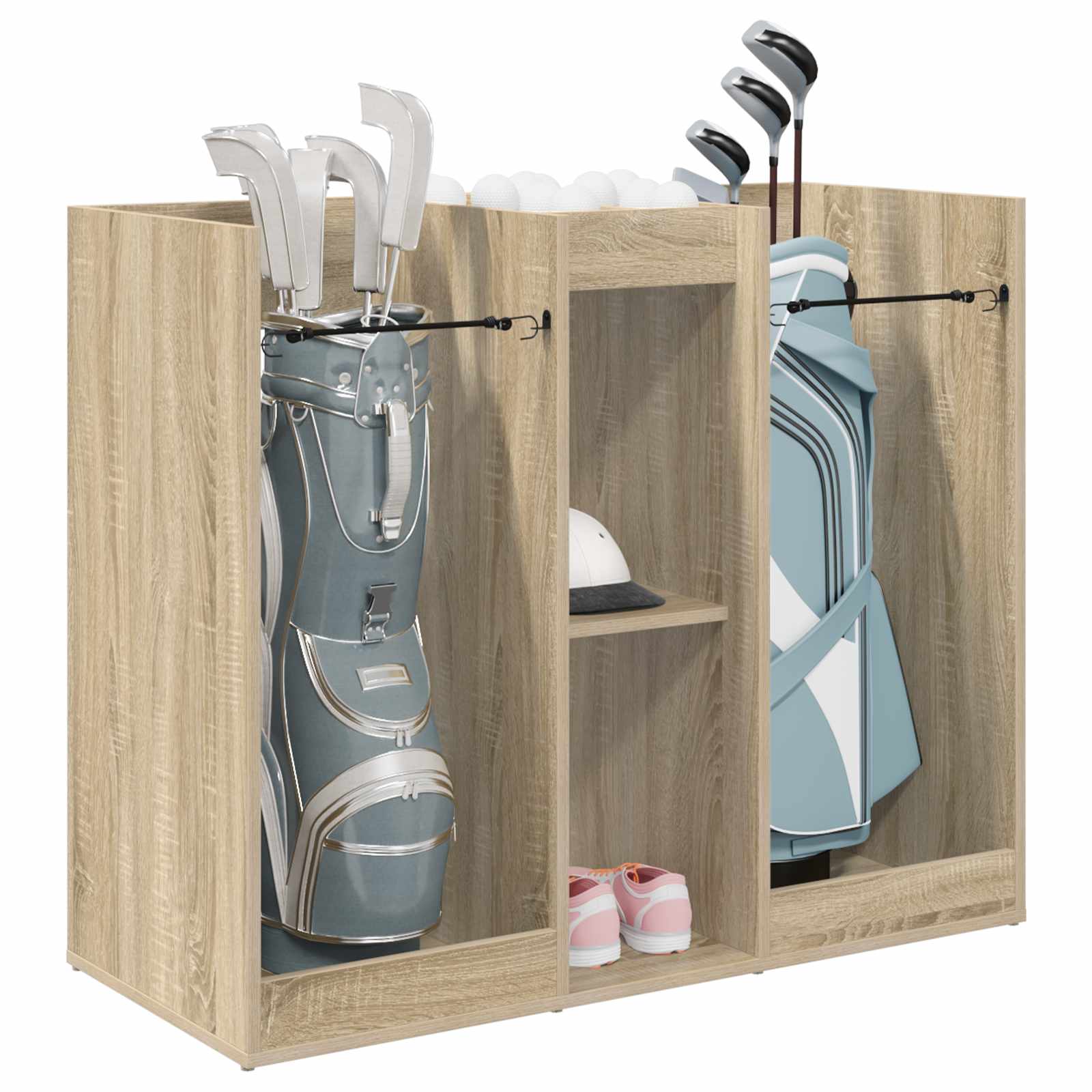 vidaXL Szafka golfowa Gładki Dąb Sonoma 102 x 45 x 85,5 cm