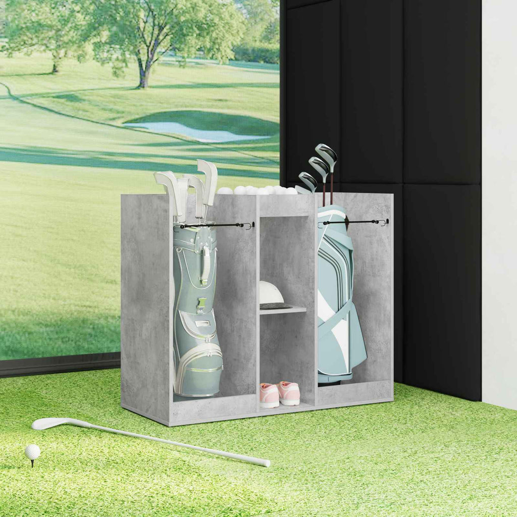 vidaXL Szafka golfowa Gładki Betonowy szary 102 x 45 x 85,5 cm