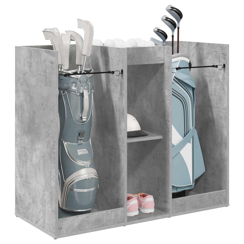 vidaXL Szafka golfowa Gładki Betonowy szary 102 x 45 x 85,5 cm