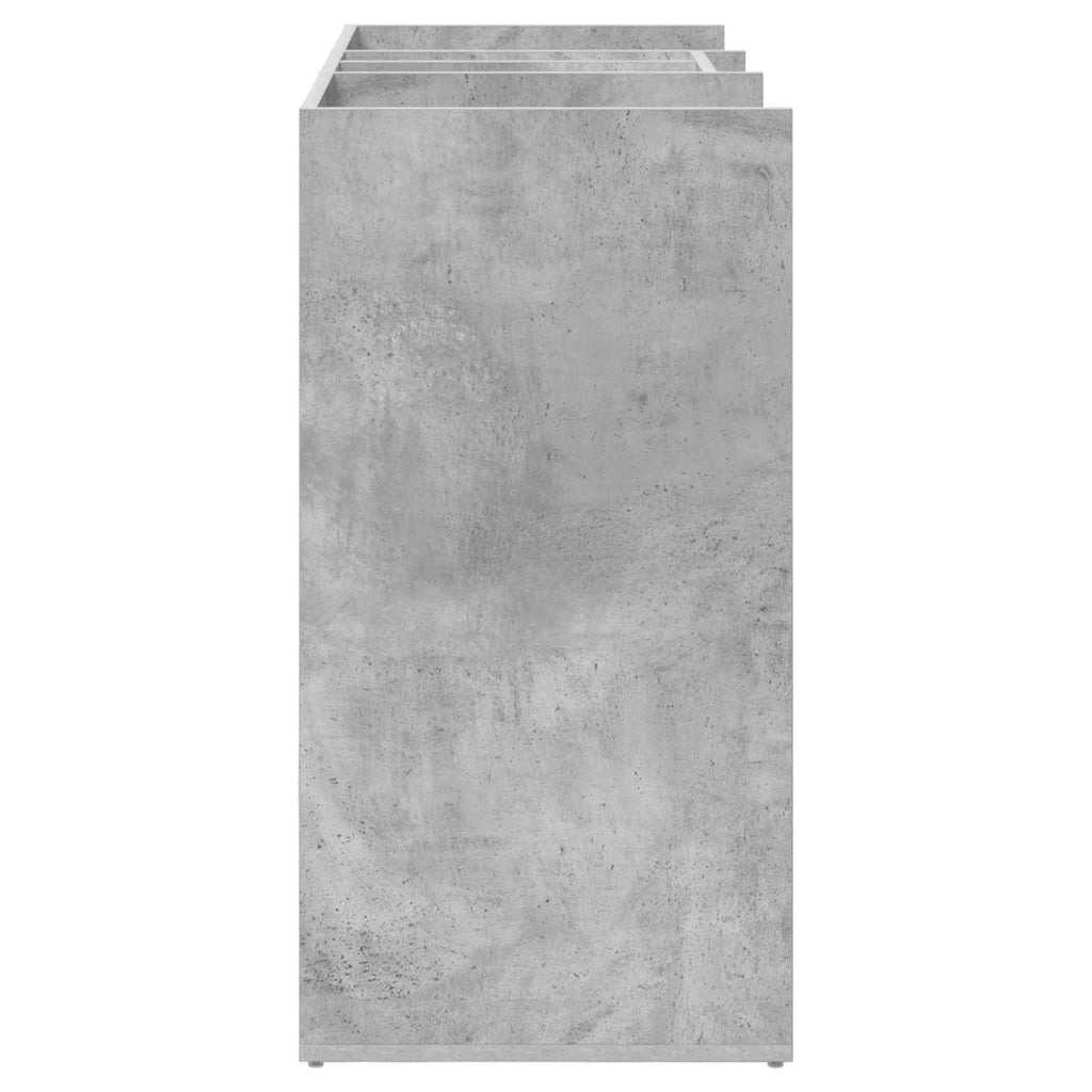 vidaXL Szafka golfowa Gładki Betonowy szary 102 x 45 x 85,5 cm