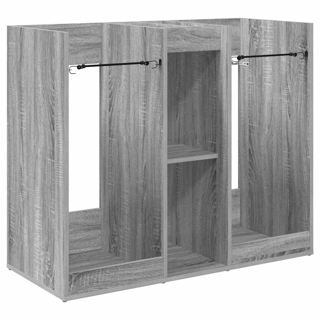 vidaXL Szafka golfowa Gładki Szary Sonoma 102 x 45 x 85,5 cm