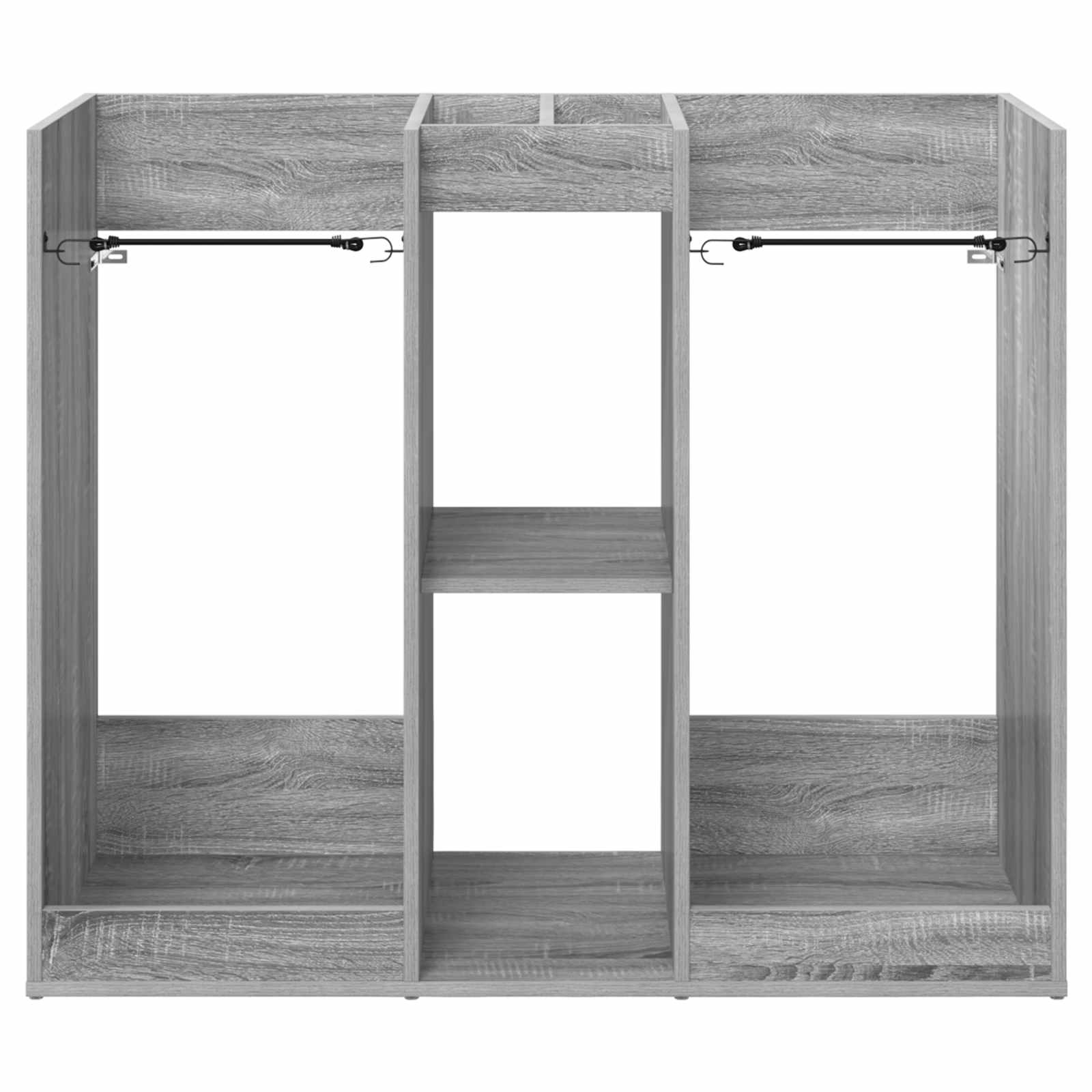 vidaXL Szafka golfowa Gładki Szary Sonoma 102 x 45 x 85,5 cm