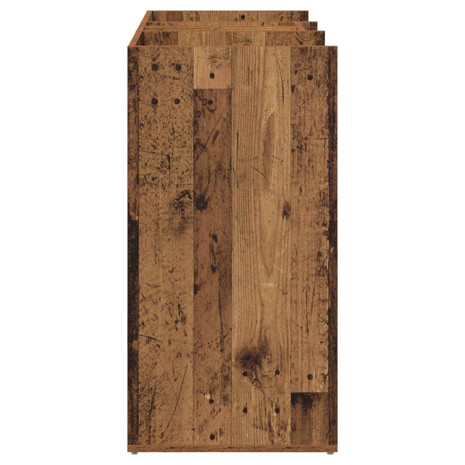 vidaXL Szafka golfowa Gładki Stare drewno 102 x 45 x 85,5 cm