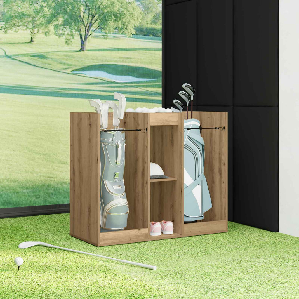 vidaXL Szafka golfowa Gładki Dąb rzemieślniczy 102 x 45 x 85,5 cm