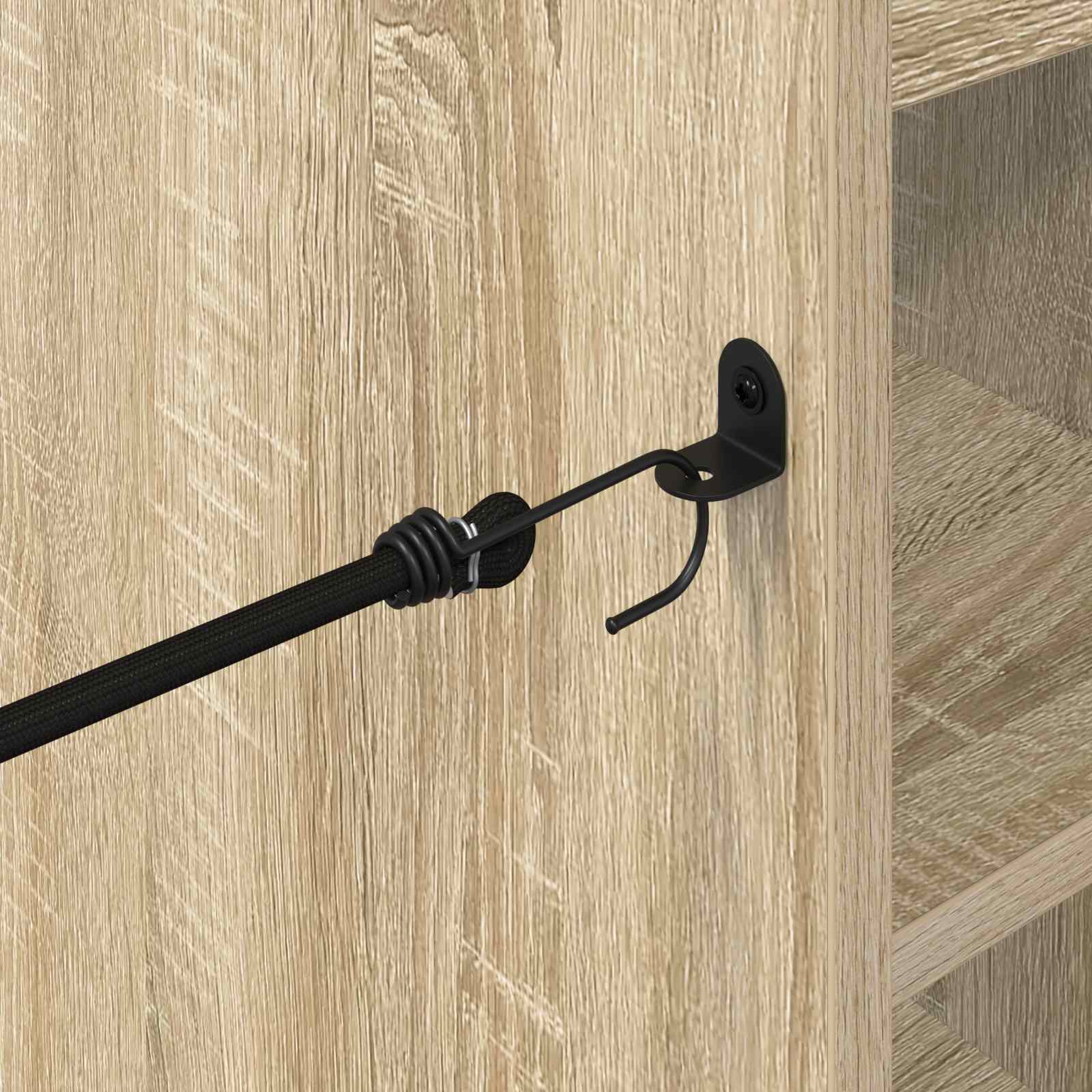 vidaXL Szafka golfowa z kołem Gładki Dąb Sonoma 120 x 45 x 98 cm