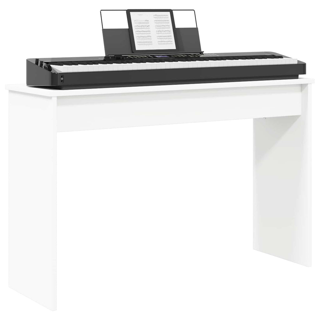 vidaXL Stojak na keyboard Biały 100 x 32 x 64 cm
