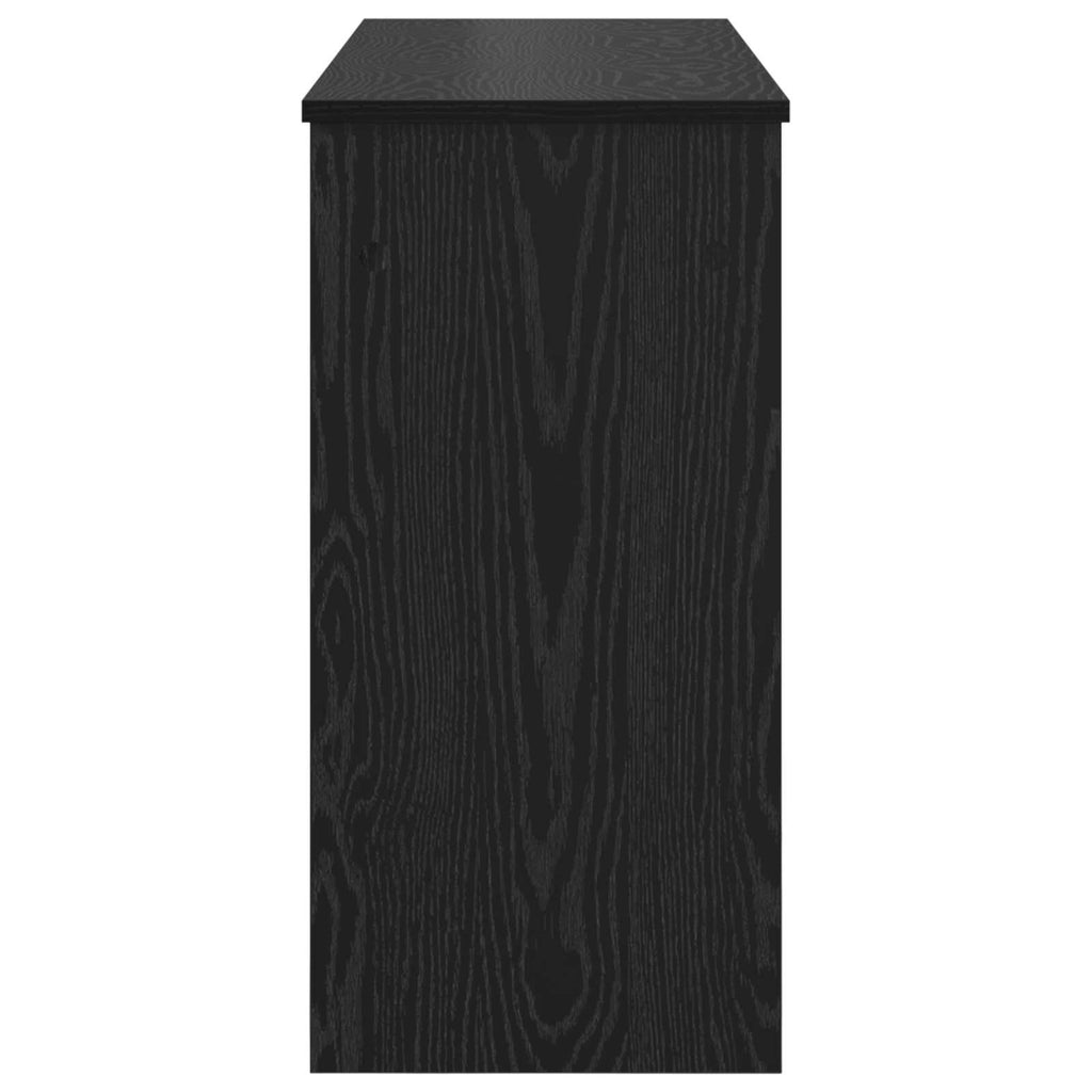 vidaXL Stojak na keyboard Czarny Dąb 100 x 32 x 64 cm