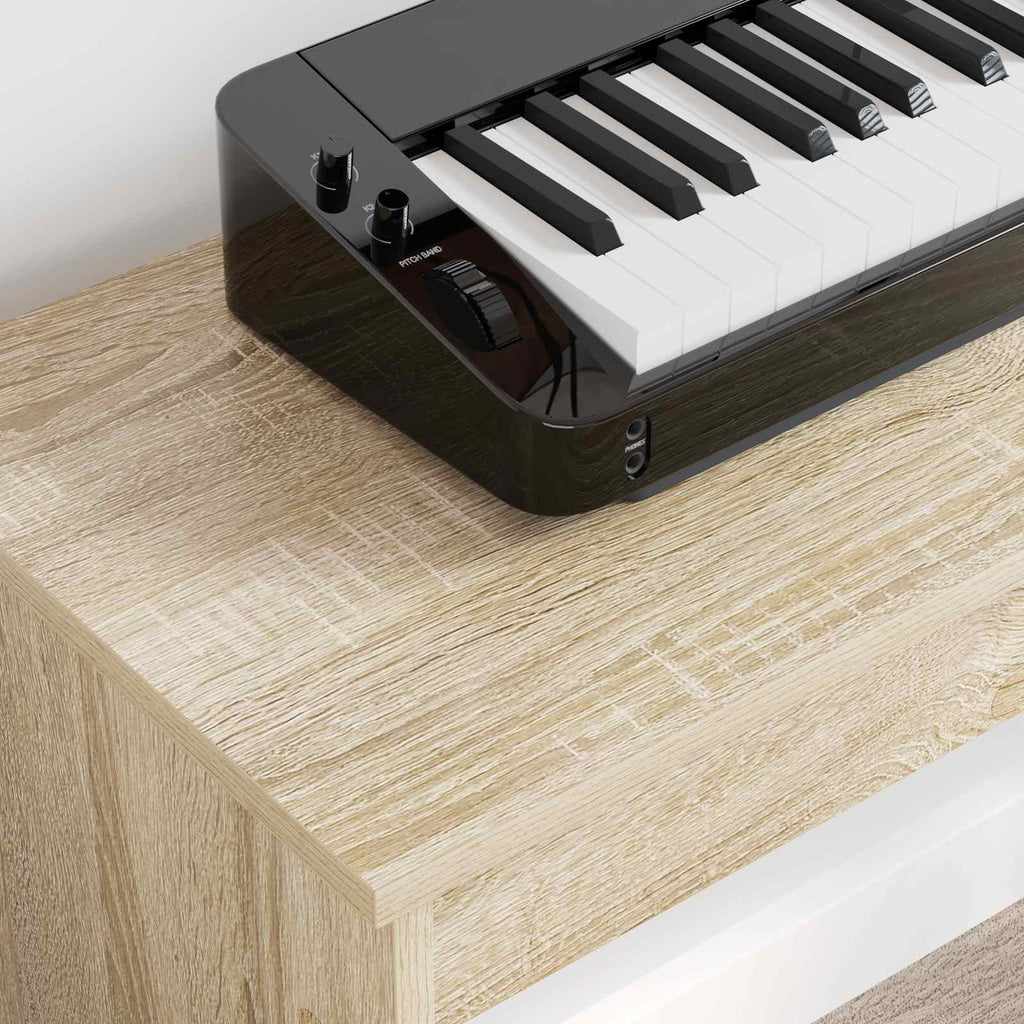 vidaXL Stojak na keyboard Dąb Sonoma 100 x 32 x 64 cm