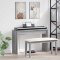 vidaXL Stojak na keyboard Szary Sonoma 100 x 32 x 64 cm