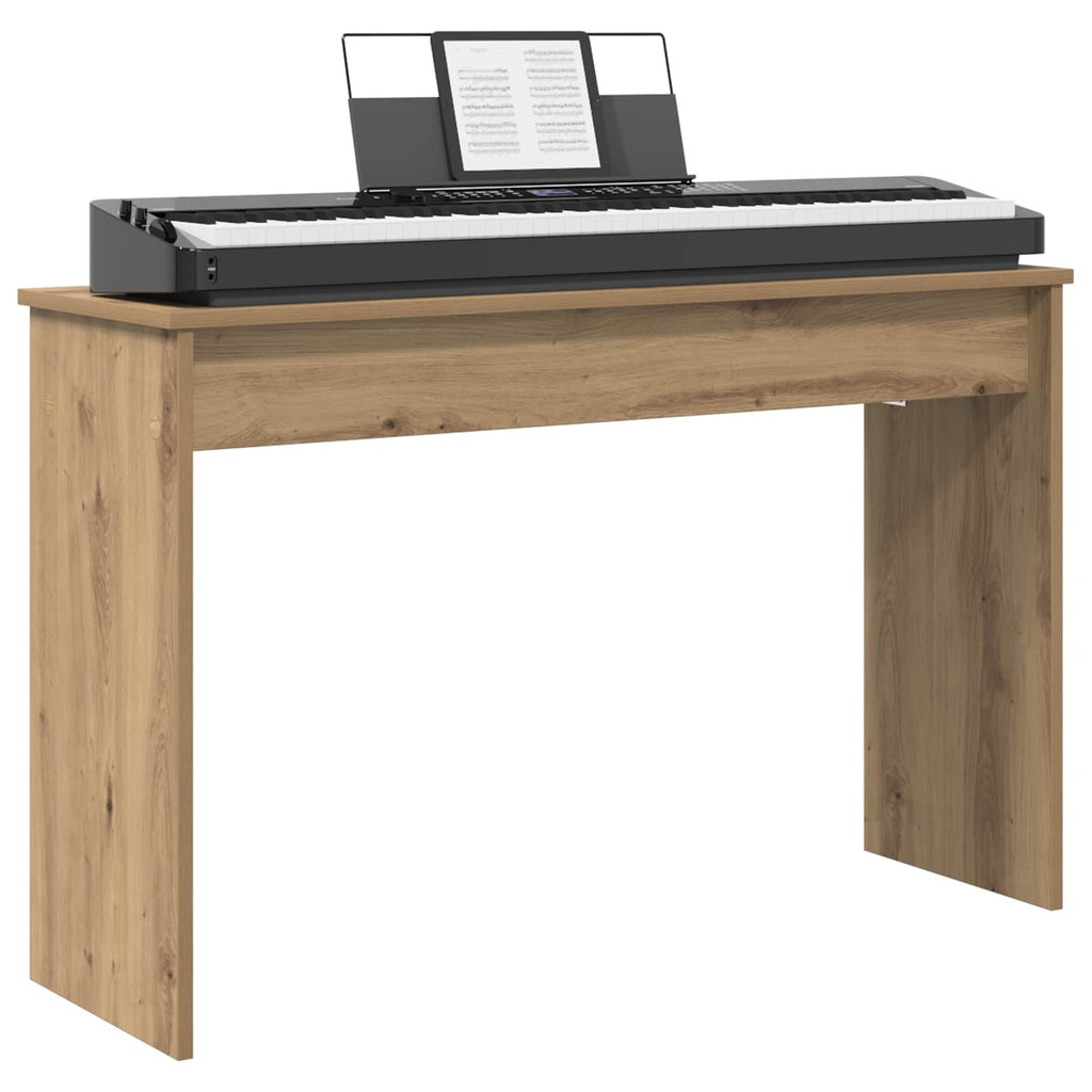 vidaXL Stojak na keyboard Dąb rzemieślniczy 100 x 32 x 64 cm