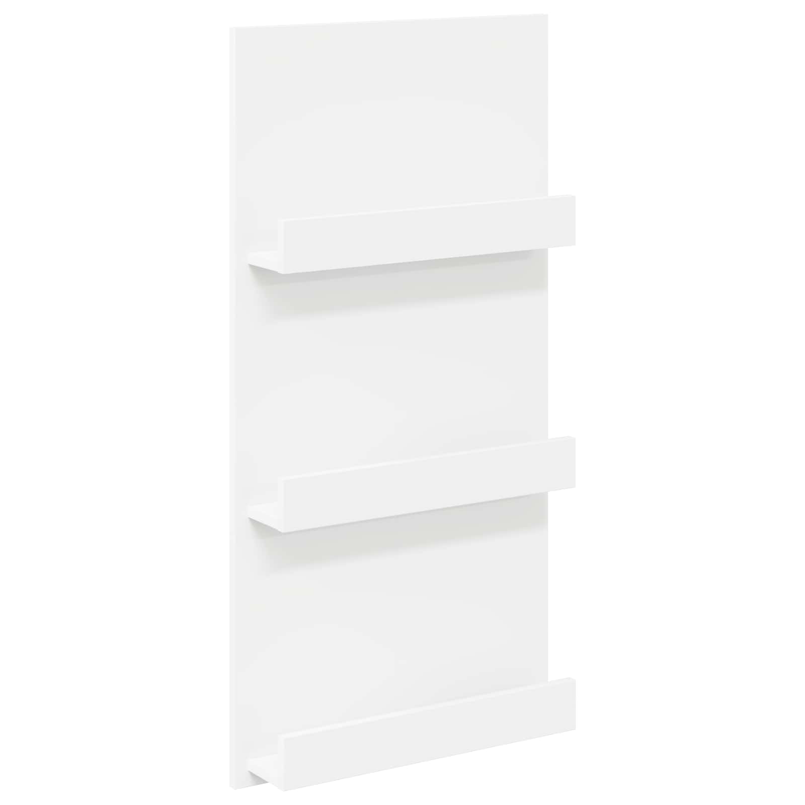 vidaXL Regał na gazety Biały 51 x 11 x 102 cm Materiał drewnopochodny