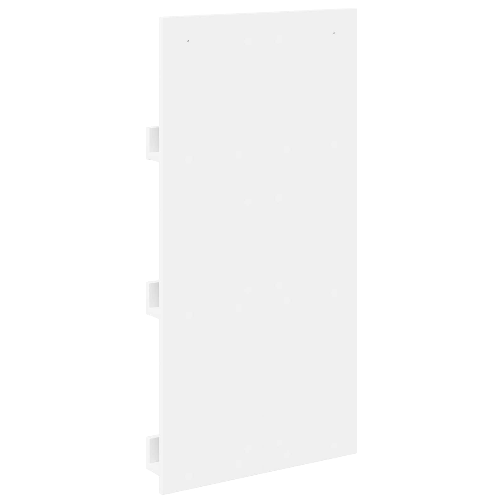 vidaXL Regał na gazety Biały 51 x 11 x 102 cm Materiał drewnopochodny