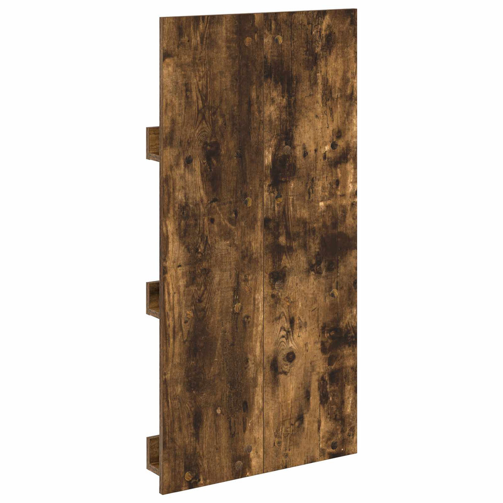 vidaXL Regał na gazety z półką Dąb wędzony 51 x 11 x 102 cm
