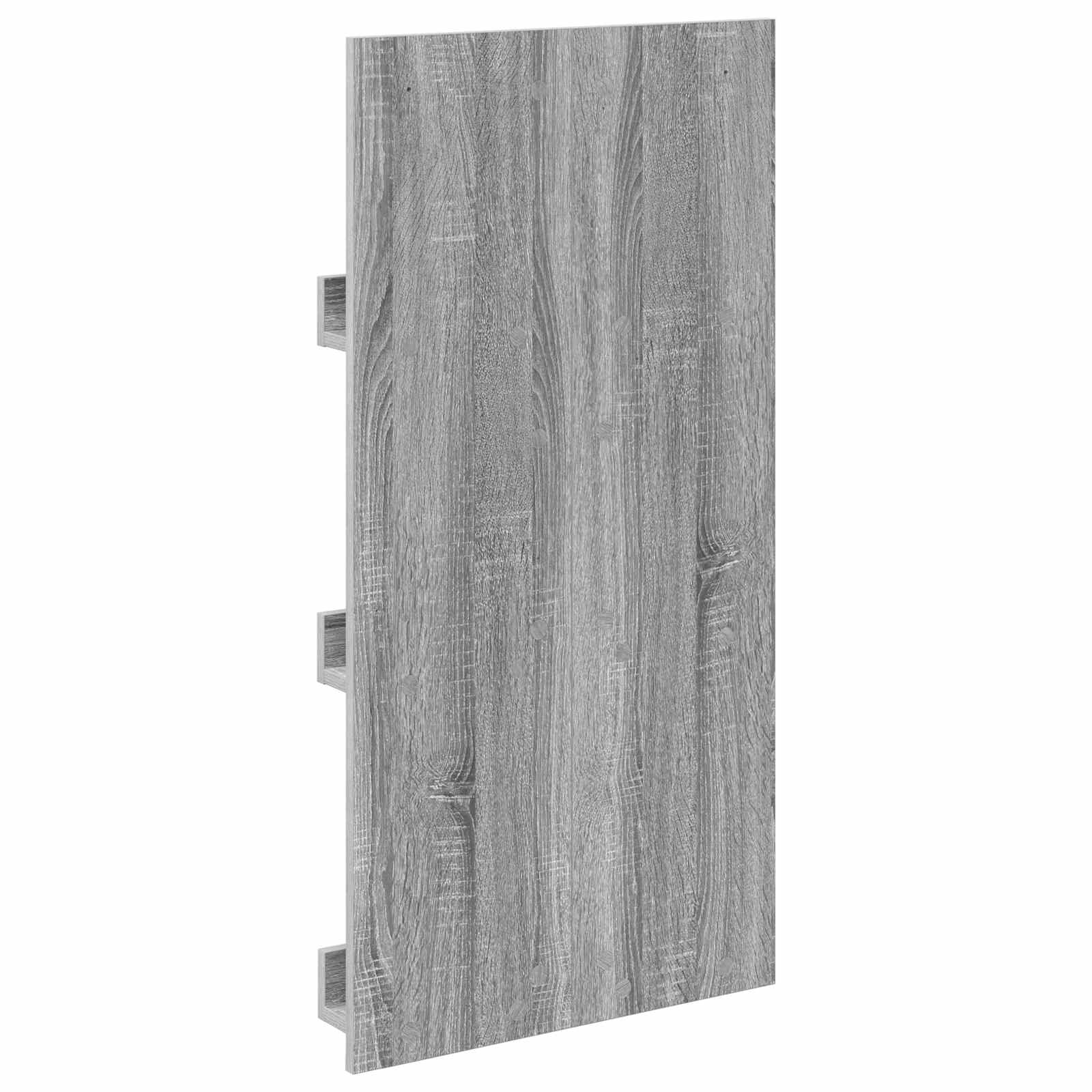vidaXL Regał na gazety z półką Szary Sonoma 51 x 11 x 102 cm