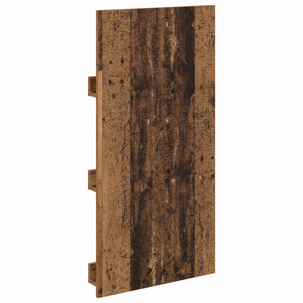 vidaXL Regał na gazety z półką Stare drewno 51 x 11 x 102 cm