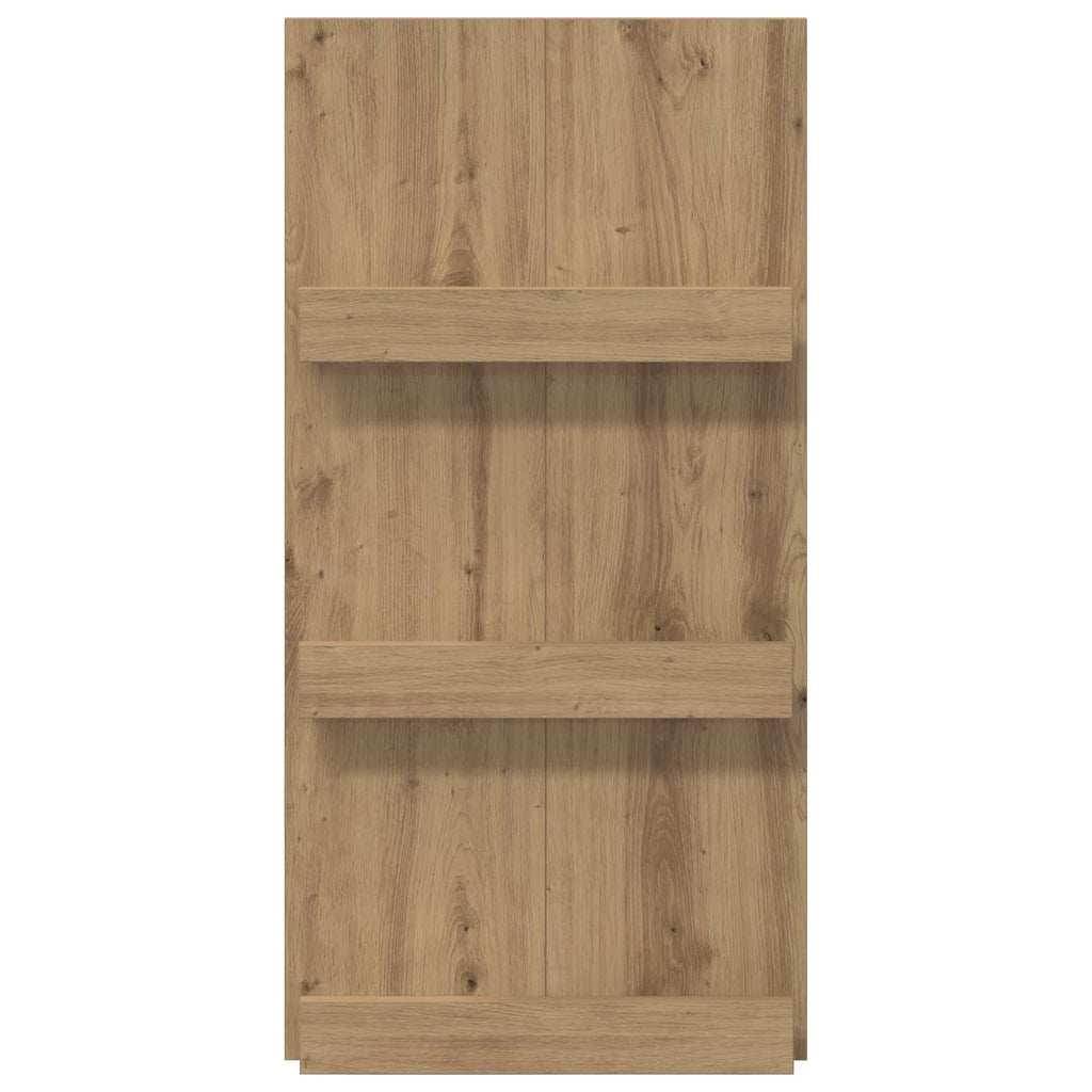 vidaXL Regał na gazety z półką Dąb rzemieślniczy 51 x 11 x 102 cm