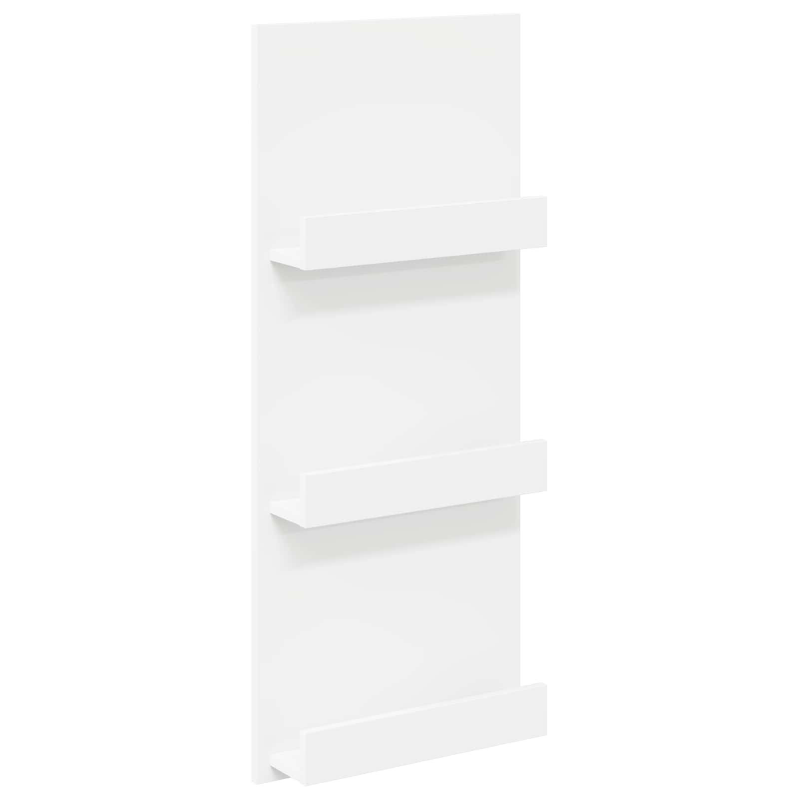 vidaXL Regał na gazety Biały 43 x 11 x 102 cm Materiał drewnopochodny