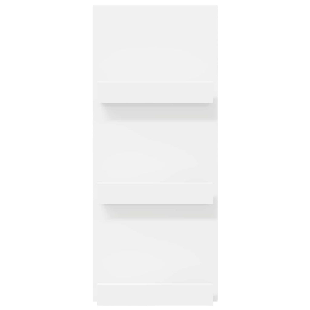 vidaXL Regał na gazety Biały 43 x 11 x 102 cm Materiał drewnopochodny