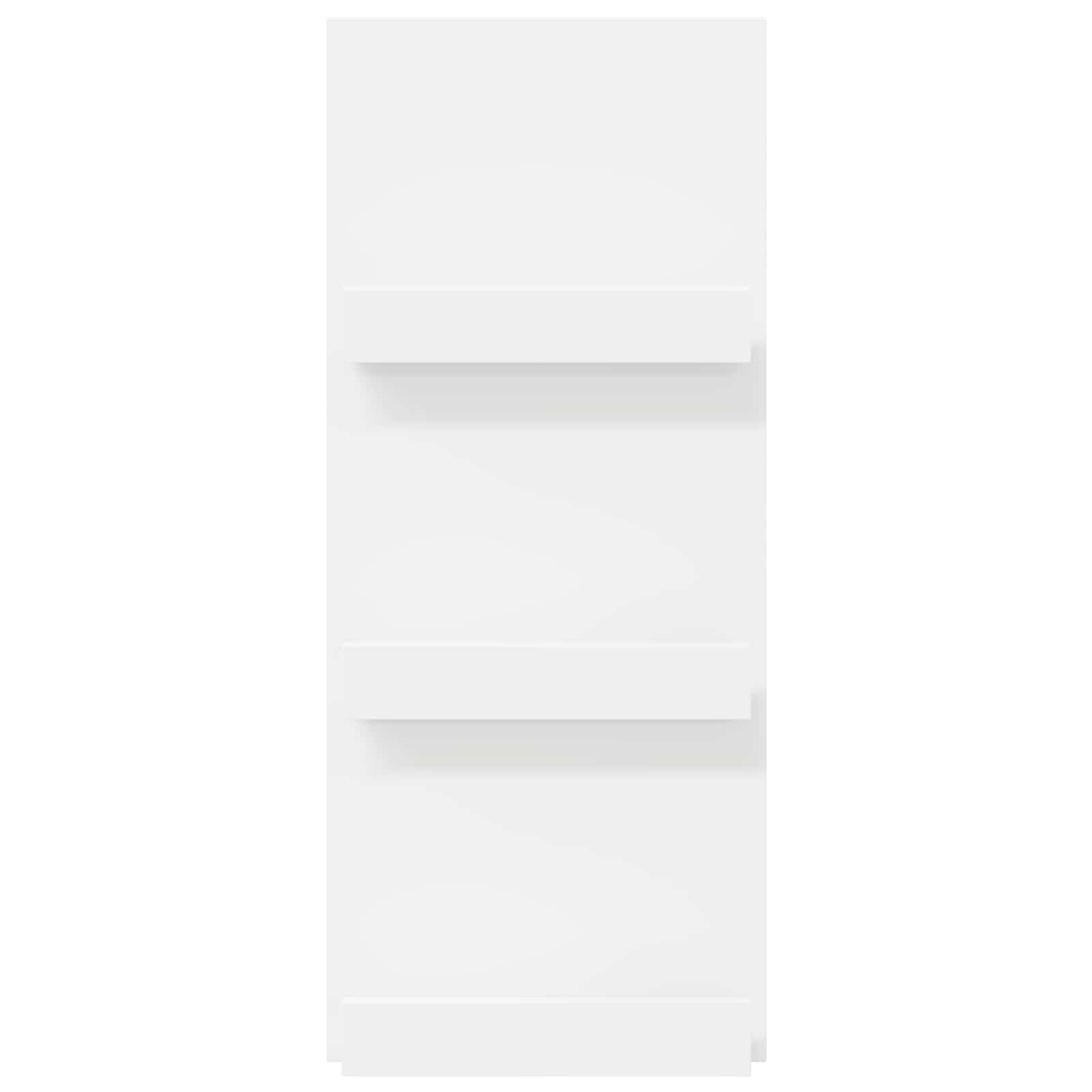 vidaXL Regał na gazety Biały 43 x 11 x 102 cm Materiał drewnopochodny