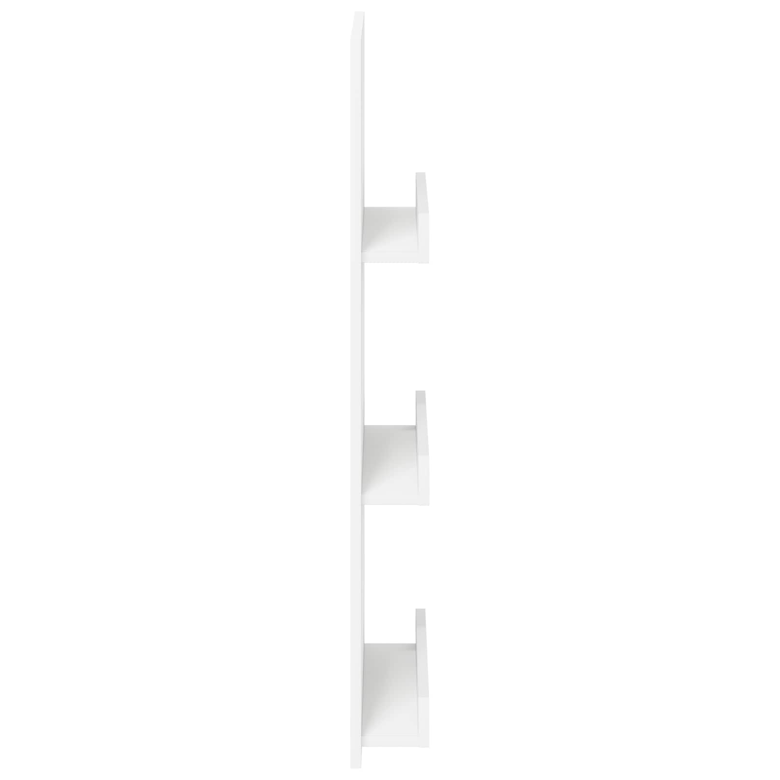 vidaXL Regał na gazety Biały 43 x 11 x 102 cm Materiał drewnopochodny
