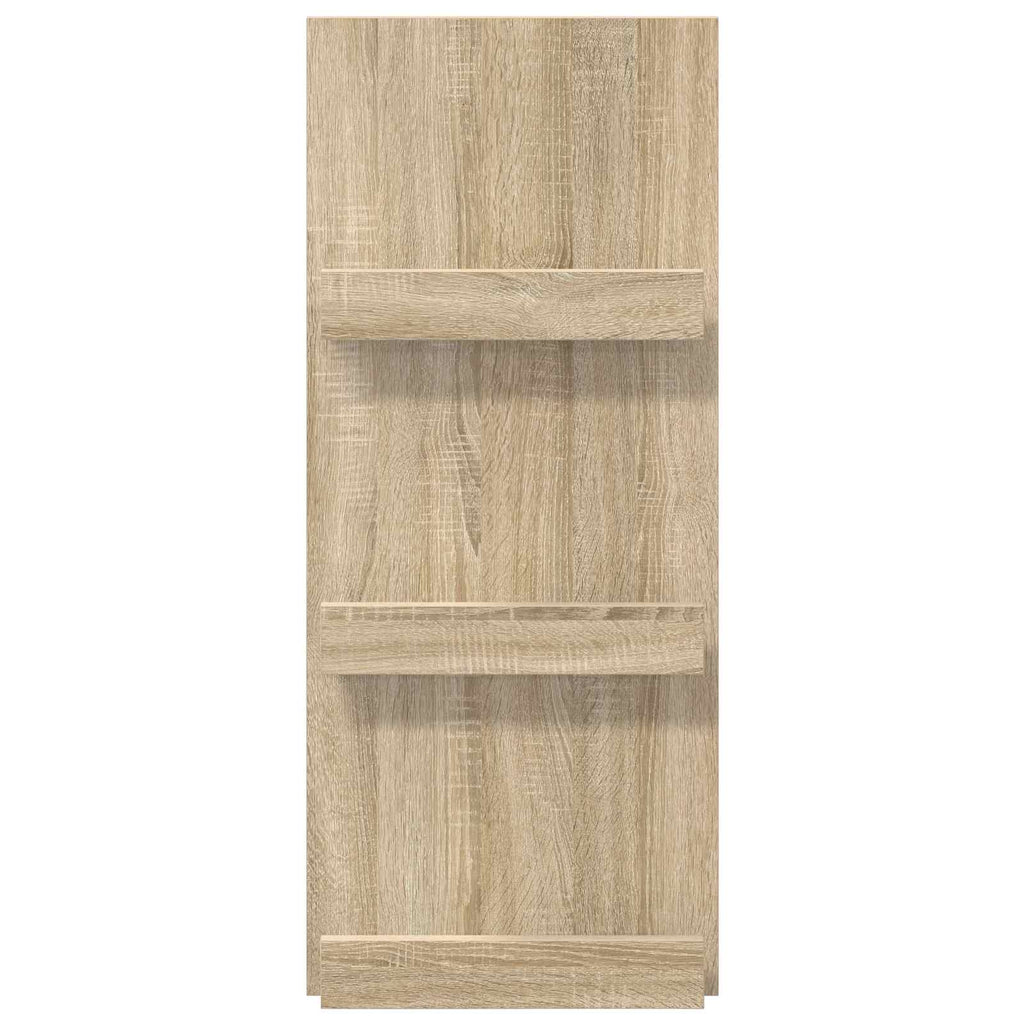 vidaXL Regał na gazety z półką Dąb Sonoma 43 x 11 x 102 cm