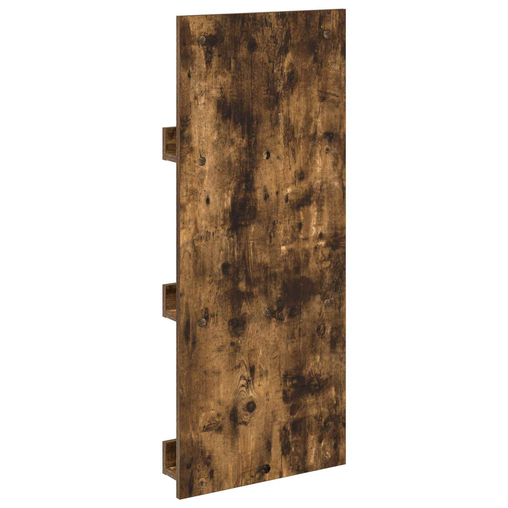 vidaXL Regał na gazety z półką Dąb wędzony 43 x 11 x 102 cm