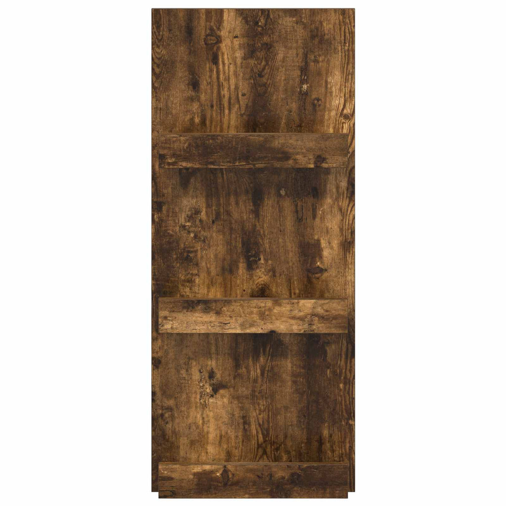 vidaXL Regał na gazety z półką Dąb wędzony 43 x 11 x 102 cm