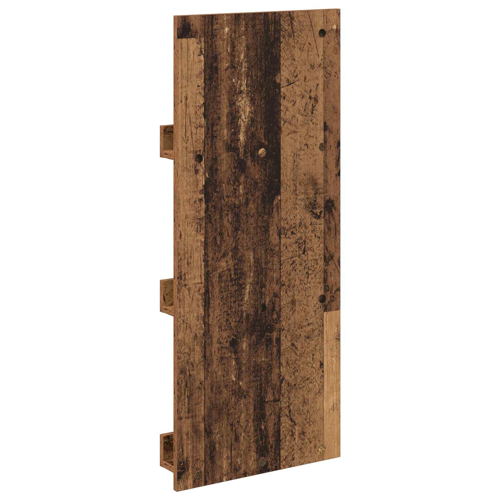 vidaXL Regał na gazety z półką Stare drewno 43 x 11 x 102 cm