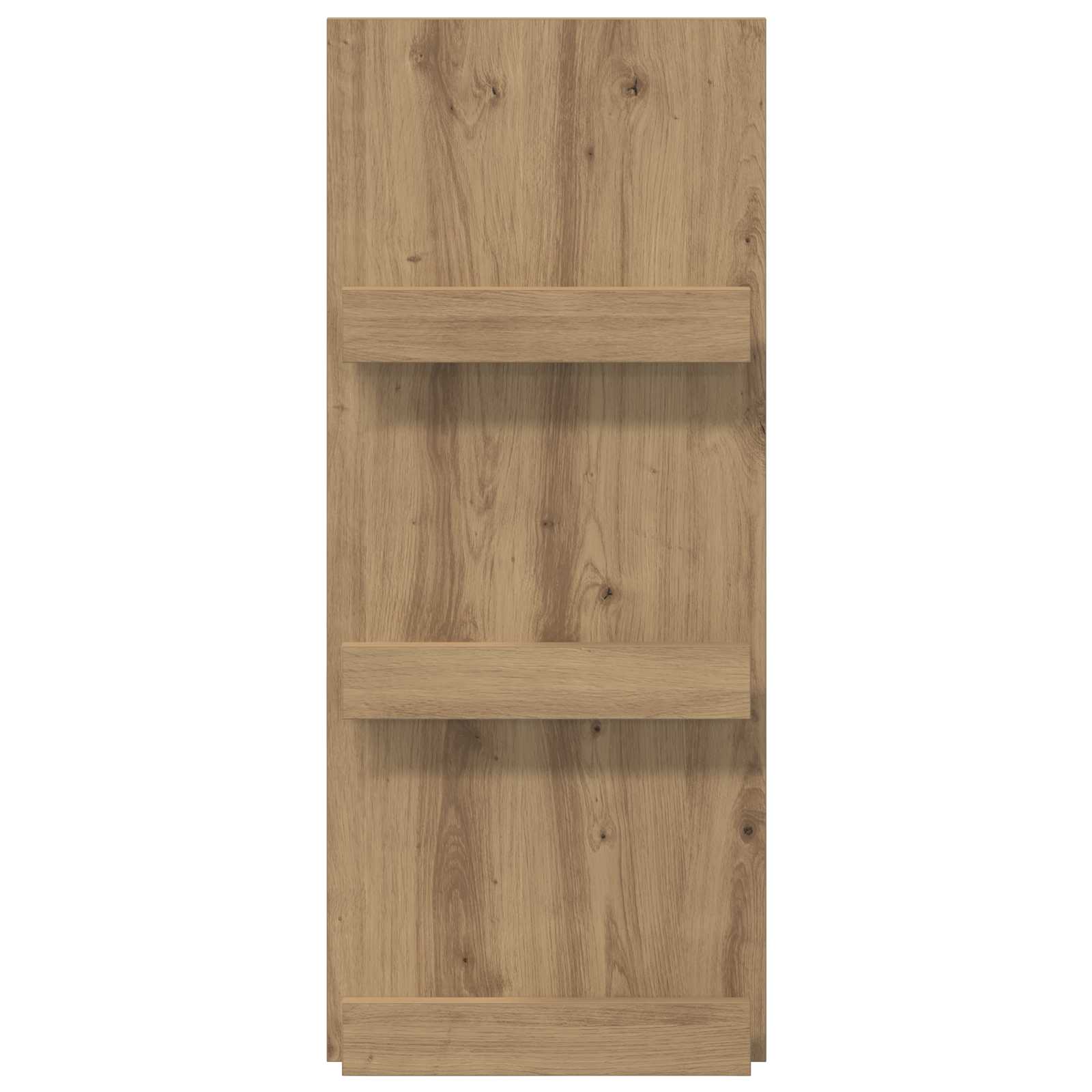 vidaXL Regał na gazety z półką Dąb rzemieślniczy 43 x 11 x 102 cm