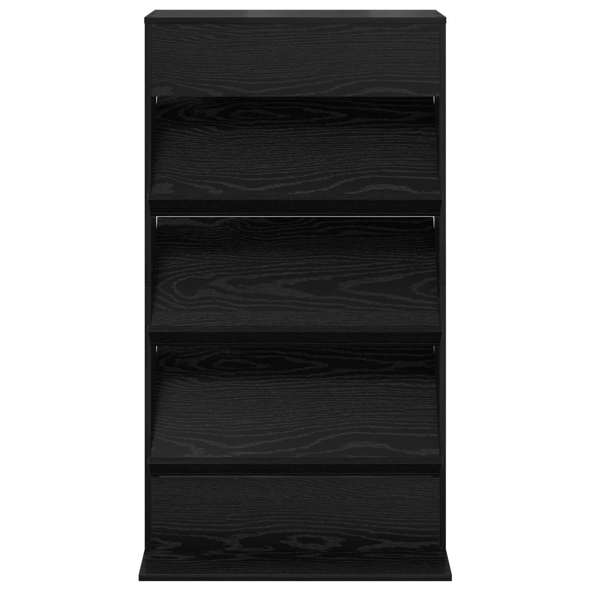 vidaXL Regał na gazety Czarny Dąb 70 x 41 x 126 cm Drewno inżynieryjne